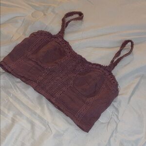 Aeropostale Purple Crop Top